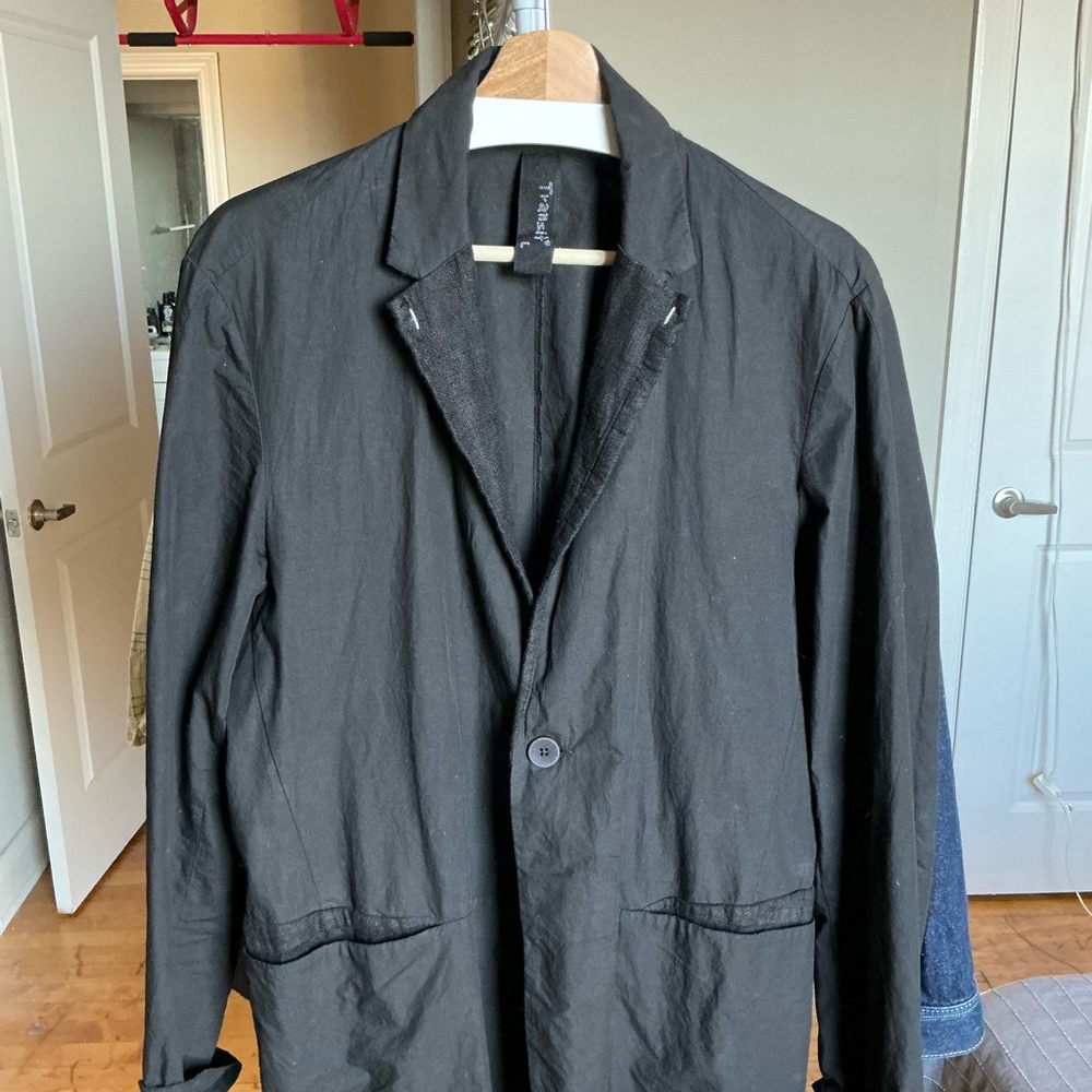 Men's made in Italy luxury Transit Uomo unstructured spring blazer